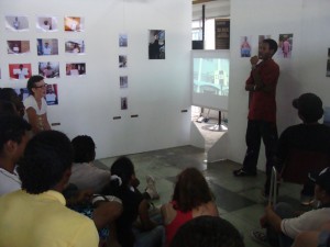 ￼Workshop IBB/Lydia Schouten, basic principle: by using artistic strategy trying to give a view on every day life on Curacao,